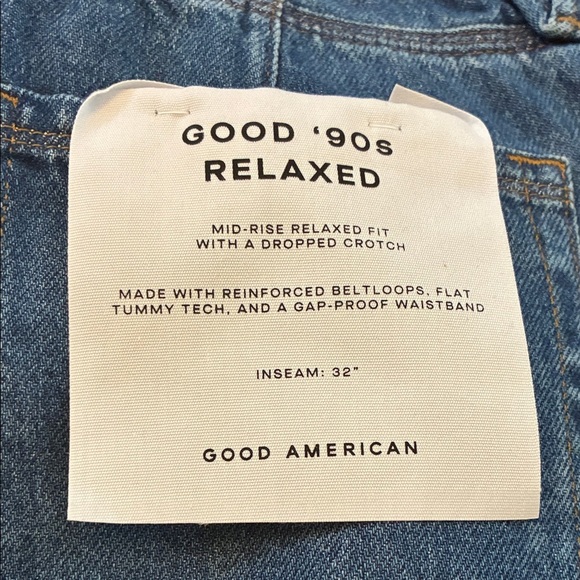 Good American Good 90’s relaxed Jeans size 8/29 - Picture 4 of 11